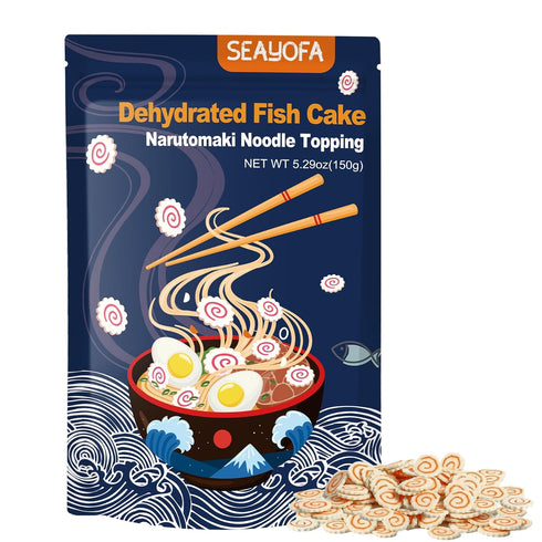 5.3oz Freeze Dried Narutomaki Fish Cake - Japanese Ramen Toppings for Instant