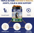 200 Omega3, Inflammatory Hip and Joint Supplement for Dogs Dog Calming Chews with Glucosamine, Chondroitin, Msm