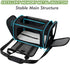 Soundy Large Cat Carrier, Portable Soft Sided Carrier for Cats and Small to Medium Dogs under 25 lbs, Black