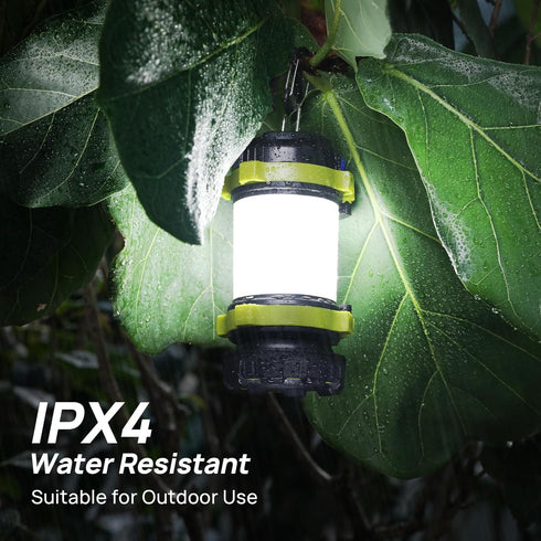 2 Pack 6 3600mAh IPX4 LED Camping Lantern Flashlight Rechargeable, Consciot Portable Torch with Light Modes, Power