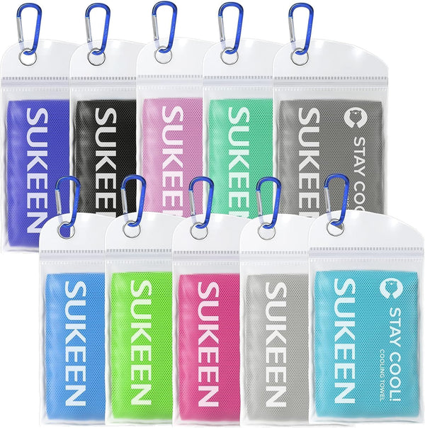 Sukeen Cooling Towel,Instant Evaporative Cooling for Sports,Yoga,Golf,Gym,Neck,Workout and More(40x 12)