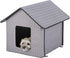 TRIXIE Insulated Outdoor Pet House, Foldable Waterproof Material for Small Dogs and Cats, Great for Feral Cats