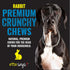 etta says! Crunchy Premium Dog Chews – 7" Rabbit Chews, Made in The USA, Grain-Free, Easy to Digest (20 Count)