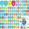 100 Pcs Dog Bandana Bulk with Sayings Summer Pet Triangle Scarf Bibs