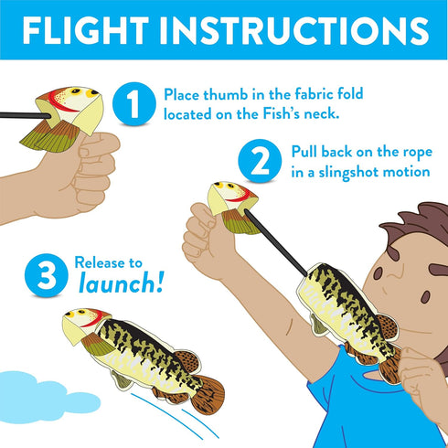 Spunky Pup Fly & Fetch Dog Toy - Durable Floating Interactive Bungee Launcher for Fetch and Water Play