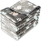 4 Pcs Paw Print Fleece Pet Blanket for Small Medium Dogs Cats, Warm Soft Sleep Mat Guinea Pig Cage Liners Blanket (Dark