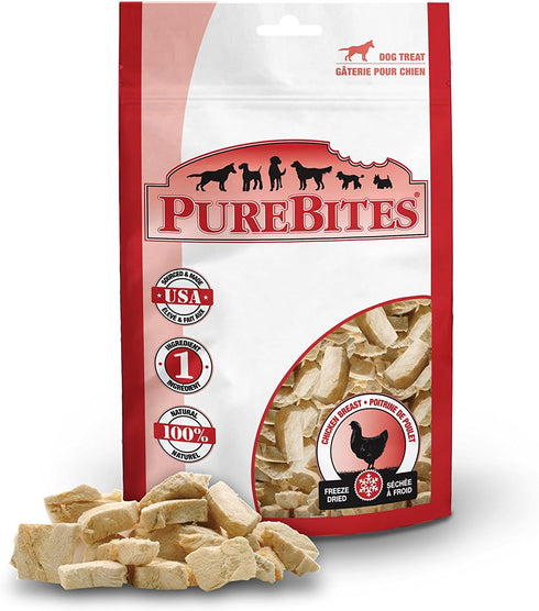 PureBites Chicken Breast for Dogs, 1.4oz / 40g - Entry Size