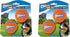 Chuckit Dog Tennis Ball Dog Toy, Medium (2.5 Inch Diameter) for Dogs 20-60 lbs, Pack of 4