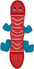 Outward Hound Fire Biterz Red Lizard Plush Interactive Dog Toy, Medium