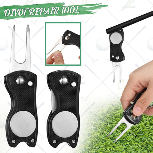Syhood 21 Pcs Golf Club Cleaning Kit, Golf Accessories, Brush, Towel, Sharpener, Repair Tool, Portable Kit