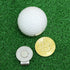 LeFeng 2pcs Bitcoin Golf Ball Marker - Magnetic Hat Clip Golf Accessories and Gift Ideas for Men and Women Golfer