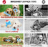 Puppy Toys, 8 Pack Teething Chew Toys Set, Cute Blue Soft Durable Interactive Toys for Small Dogs