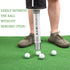 HOW TRUE Golf Ball Shag Bag with Aluminum Handle - Holds up to 70 Balls