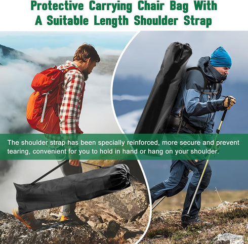 40.74inches, 2Pack Camping Chair Replacement Bags for Coleman, Folding Camping Chair Carry Bags Replacement for Camp