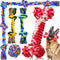 Dog Chew Toys for Aggressive Chewers, XL Indestructible Toys for Large Dogs, 5 Pack Cotton Rope Toys