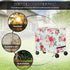Sarogrorin 80 Waterproof Qt Rolling Cooler Cart Cover with Adjustable Drawstring Collapsible Ice Chest Cover for Party