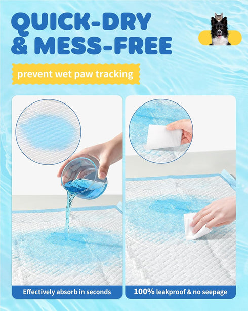 75-Pack 38" 28" 6-Layer Powools XX-Large Puppy Pads - x Pee Pads for Dogs Potty Training with Leak-Proof Quick-Dry