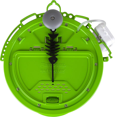 Flambeau Tackle Outdoors Bait Butler 6092BB - Live Bait Retrieval System with Integrated Lid and Net