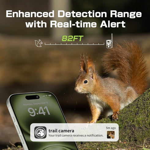 TKENPRO 2K 4G 0.2s IP66 Trail Camera, Cellular Trail Camera with Built in SIM Card Unlimited Data Plan Game Camera