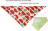 Summer Dog Bandana with Fruit Pattern, 6 Pack Pet Scarf for Small Medium Dogs
