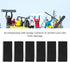 Ski Straps, Adjustable Hook and Loop Fixing Straps for Carrying Narrow Wide Fat Skis, 6 Pcs