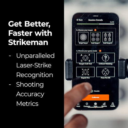 Strikeman 4 Pro Phone Tripod & Mount - Compatible w/iPhone & Android, Collapsible & Easy to Store - Cell Phone Stand