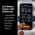 Strikeman 4 Pro Phone Tripod & Mount - Compatible w/iPhone & Android, Collapsible & Easy to Store - Cell Phone Stand