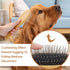 Dog Pin Brush - Airbag Wooden Comb with 20mm Stainless Steel Round Pins for Shedding & Tangles