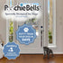 Dog Door Bells for Potty Training, Handcrafted in USA with Loud, Paw-Safe Bells, Quick & Easy Puppy Training, Black