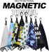 Magnetic Golf Towel with Clip, Microfiber Waffle Design - Strong Hold Magnet for Golf Bags, Carts, Clubs (Lucky Clover)