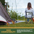 Heavy Duty Camping Tent Stakes, Metal Tarp Spikes and Inflatable Tent Pole Pins (6 Pack)