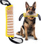 Dog Bite Tug Toy, 12 x 3.2 Inches, Durable Pull Toy with 2 Soft Handles, Tough Jute Bite Pillow