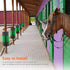 Green Livestock Scratch Brushes - Complete Horse Massage Kit