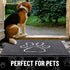 smiry Absorbent Dog Door Mat for Muddy Paws, Non-Slip Washable Chenille Mat, Quick Dry Indoor Entry Mat (47x32 Inches,