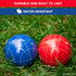 Play Platoon Bocce Ball Set, 84mm/90mm/100mm, 8 Premium Bocce Balls, Carry Bag & Measuring Rope