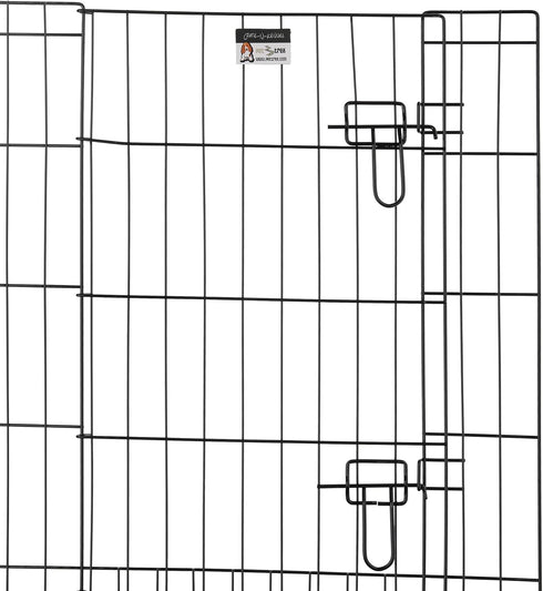 Pet Trex 24" Exercise Playpen for Dogs, Eight 24" x 30" High Panels with Gate