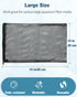 Pawfly 8 Pack Aquarium Filter Media Bags, Fine Mesh Filter Bag with Plastic Zipper Aquarium Media Bag for Activated Carbon, Bio Filter Balls and Filter Stones (15" x 10")