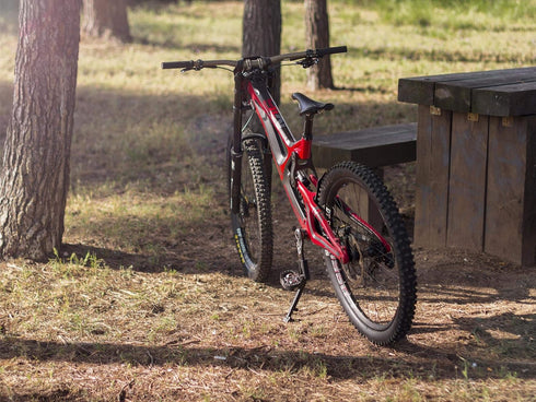 Lightweight Portable Bike Stand, Adjustable & Compact Bicycle Holder for All Bikes
