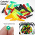150/200pcs Stacked Fishing Beads, Fishing Beads Lures Making Supplies Tackle Trout Beads Walleye Rig Inline Spinner