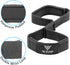 WYOX Figure 8 Weight Lifting Straps for Heavy Duty Deadlifting Workout | Gym Equipment Gear for Men Women PAIR (Black)