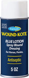 Farnam Wound-Kote Blue Lotion Spray, 5 Oz, Horse Wound Care for Minor Wounds, Cuts, and Sores