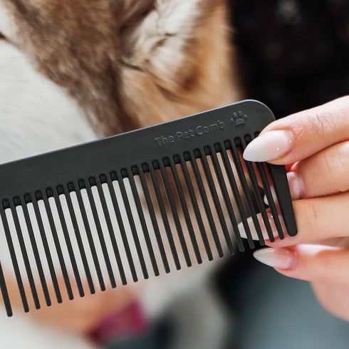 Chicago Comb No. 9 Pet, XL Carbon Fiber Comb for Man or Beast, Made in USA