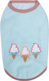 Blueberry Pet Pack of 2 Dog Pajamas & Tank Top - Soft Cotton Blend, Back Length 14"