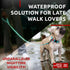 WAUDOG Waterproof Dog Leash, 4 Ft / 6 Ft, Anti-Slip for Large, Medium, Small Dogs, Heavy Duty, Water & Dirt-Resistant