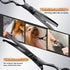 Gimars Professional 4CR Stainless Steel 6 in 1 Grooming Scissors for Dogs, Safety Round Tip, Heavy Duty
