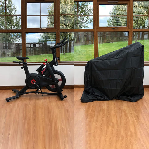 Tonhui Exercise Bike Cover, Dustproof Waterproof Indoor Cycling Protective Cover for Indoor or Outdoor Use