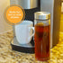 Juice Bottles - 4 Pack Wide Mouth Glass Bottles with Lids for Juicing, Smoothies, 16oz, BPA Free