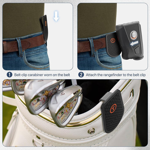 TUSITA Belt Clip for Bushnell Laser Rangefinders with Integrated BITE Magnetic Mount