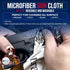 Ironraw 8400PC 49ft Gun Cleaning Patches Microfiber Cloth, Strong Pure Cotton Cloth Absorbent Patches, Cut to Size