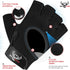BEAST RAGE Fingerless Weight Lifting Gloves with Palm Protection Padding, Breathable Lightweight Gym Gloves for Men